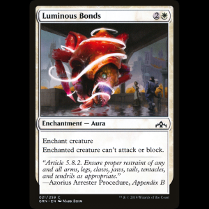 MTG Ataduras luminosas (Luminous Bonds) Guilds of Ravnica grn#21