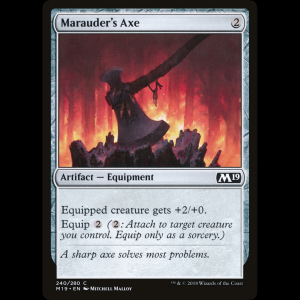 MTG Hacha de saqueador (Marauder's Axe) Core Set 2019 m19#240