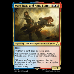 MTG Mary Read and Anne Bonny Assassin's Creed acr#61