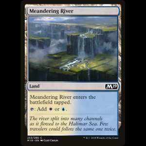 MTG Río serpenteante (Meandering River) Core Set 2019 m19#253