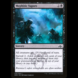 MTG Vapores mefíticos (Mephitic Vapors) Guilds of Ravnica grn#76