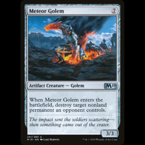 MTG Gólem meteoro (Meteor Golem) Core Set 2019 m19#241