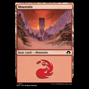 MTG Mountain Modern Horizons 3 - FOIL - ESP mh3#317