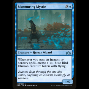 MTG Místico murmurador (Murmuring Mystic) Guilds of Ravnica grn#45