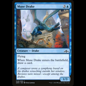 MTG Muse Drake Guilds of Ravnica grn#46