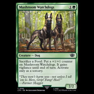 MTG Mushroom Watchdogs The Lord of the Rings: Tales of Middle-earth ltr#180