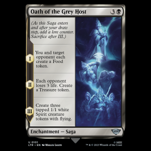 MTG Oath of the Grey Host The Lord of the Rings: Tales of Middle-earth ltr#101