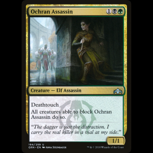 MTG Ochran Assassin Guilds of Ravnica grn#194