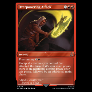 MTG Overpowering Attack Assassin's Creed - FOIL acr