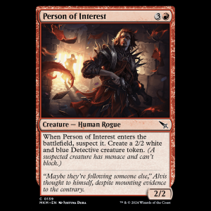 MTG Person of Interest Murders at Karlov Manor - FOIL mkm#139