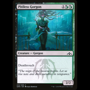 MTG Pitiless Gorgon Guilds of Ravnica grn#218