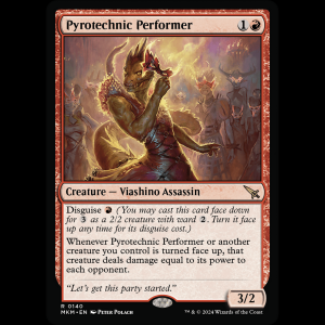 MTG Pyrotechnic Performer Murders at Karlov Manor - FOIL mkm#140