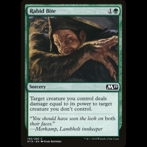 MTG Rabid Bite Core Set 2019 m19#195