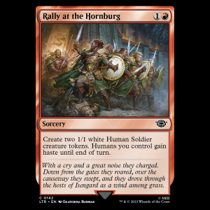 MTG Rally at the Hornburg The Lord of the Rings: Tales of Middle-earth ltr#142