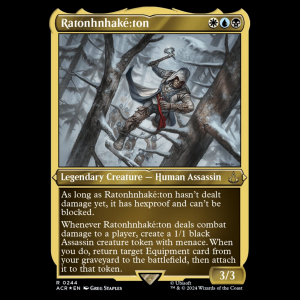 MTG Ratonhnhaké꞉ton Assassin's Creed - FOIL acr#244