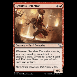 MTG Reckless Detective Murders at Karlov Manor - FOIL mkm#141