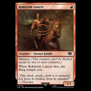 MTG Rohirrim Lancer The Lord of the Rings: Tales of Middle-earth ltr#146