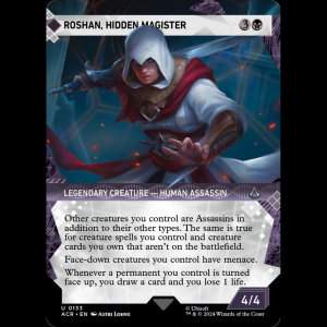 MTG Roshan, Hidden Magister Assassin's Creed acr#133