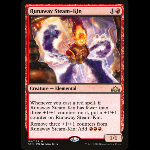 MTG Runaway Steam-Kin Guilds of Ravnica grn#115