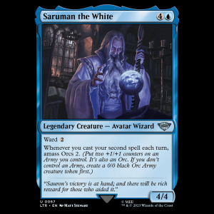 MTG Saruman the White The Lord of the Rings: Tales of Middle-earth  ltr#67