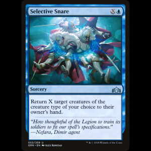 MTG Trampa selectiva (Selective Snare) Guilds of Ravnica grn#53