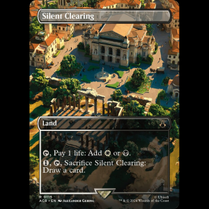 MTG Silent Clearing Assassin's Creed acr#115