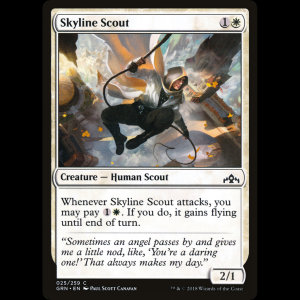 MTG Skyline Scout Guilds of Ravnica grn#25