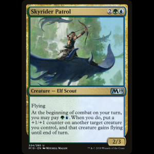 MTG Skyrider Patrol Core Set 2019 m19#224