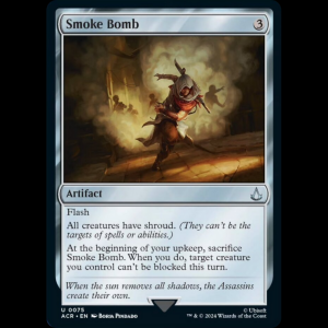 MTG Smoke Bomb Assassin's Creed - FOIL acr#75