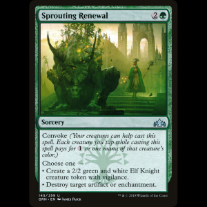 MTG Brotes de renovación (Sprouting Renewal) Guilds of Ravnica grn#145