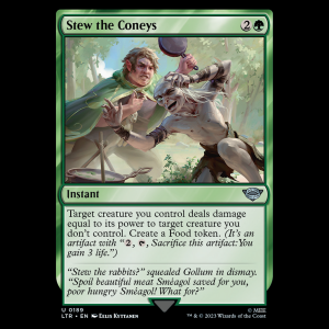 MTG Stew the Coneys The Lord of the Rings: Tales of Middle-earth - FOIL ltr#189