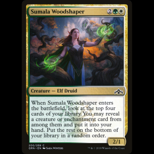 MTG Moldeamadera de Sumala (Sumala Woodshaper) Guilds of Ravnica grn#200