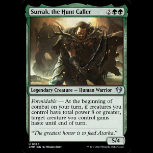 MTG Surrak, the Hunt Caller Commander Masters cmm#326