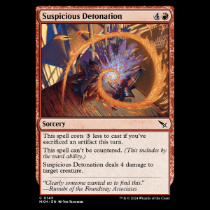 MTG Suspicious Detonation Murders at Karlov Manor - FOIL mkm#145