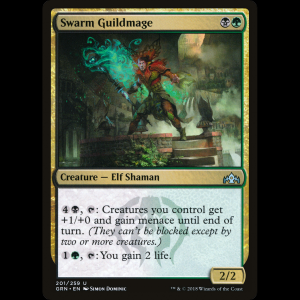 MTG Mago del gremio del Enjambre (Swarm Guildmage) Guilds of Ravnica grn#201