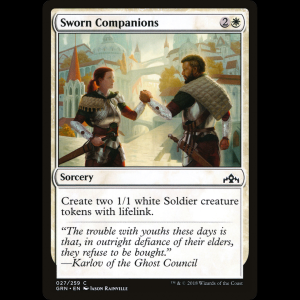 MTG Compañeros jurados (Sworn Companions) Guilds of Ravnica grn#27