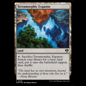 MTG Terramorphic Expanse Commander Masters cmm#428