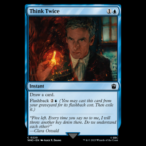 MTG Think Twice Doctor Who - FOIL who#220