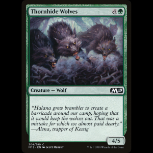 MTG Lobos erizados (Thornhide Wolves) Core Set 2019 m19#204