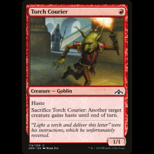 MTG Torch Courier Guilds of Ravnica grn#119