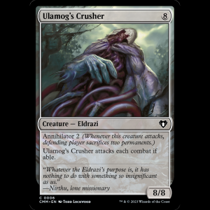 MTG Ulamog's Crusher Commander Masters cmm#6