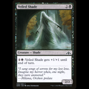 MTG Sombra con velo (Veiled Shade) Guilds of Ravnica grn#88