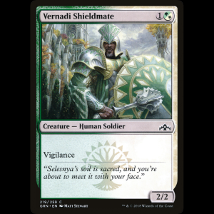 MTG Vernadi Shieldmate Guilds of Ravnica grn#219