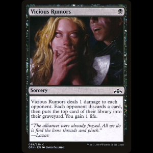 MTG Rumores malignos (Vicious Rumors) Guilds of Ravnica grn#89