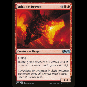 MTG Volcanic Dragon Core Set 2019 m19#167