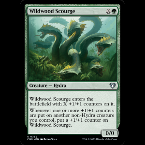 MTG Wildwood Scourge Commander Masters cmm#332