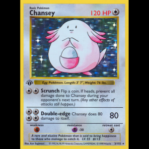 Pokemon TCG Chansey - Base ESP PL base1-3