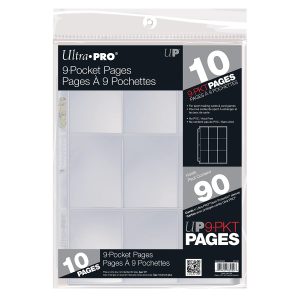 Ultra Pro Folios 9-Pocket Standard Size Cards x10