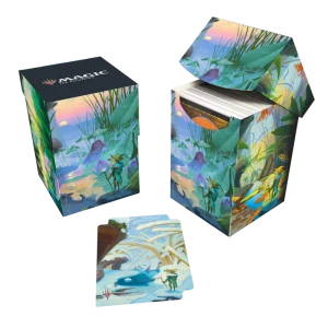 MTG Deck Box Island Bloomburrow 100 Ultra Pro