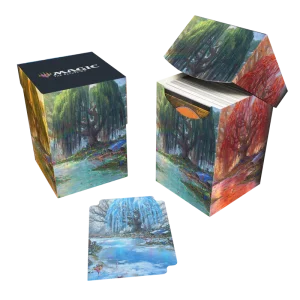 MTG Deck Box Three Tree City Bloomburrow 100 Ultra Pro